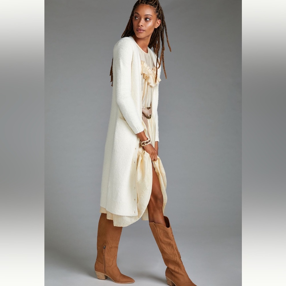 Pilcro classic longline cardigan